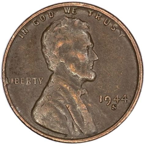 1944 s wheat penny value